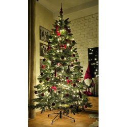 Choinka sztuczna ŚWIERK ALPEJSKI 220 cm MIX PE + PVC