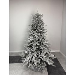 Choinka sztuczna ŚWIERK TATRZAŃSKI 180 cm MIX PE + PVC (ośnieżona, samorozkładająca)