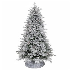 Choinka sztuczna ŚWIERK TATRZAŃSKI 180 cm MIX PE + PVC (ośnieżona, samorozkładająca)