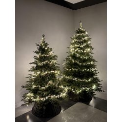 Choinka sztuczna ŚWIERK NORWESKI 220 cm MIX PE + PVC (samorozkładająca)