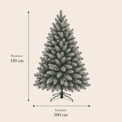 Choinka sztuczna ŚWIERK WŁOSKI 150 cm MIX PE + PVC